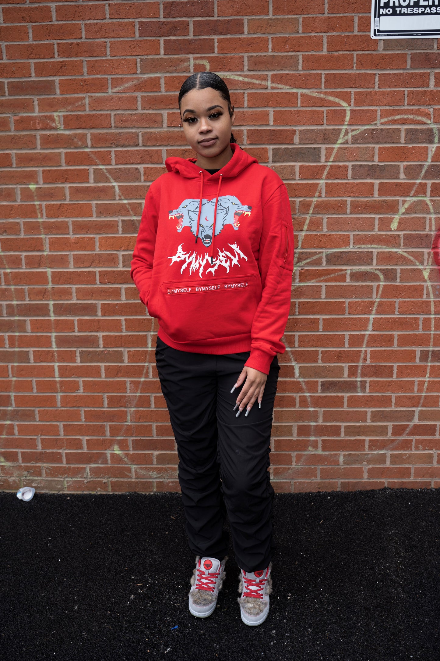 “Me Myself & I” Hoodie (Red)