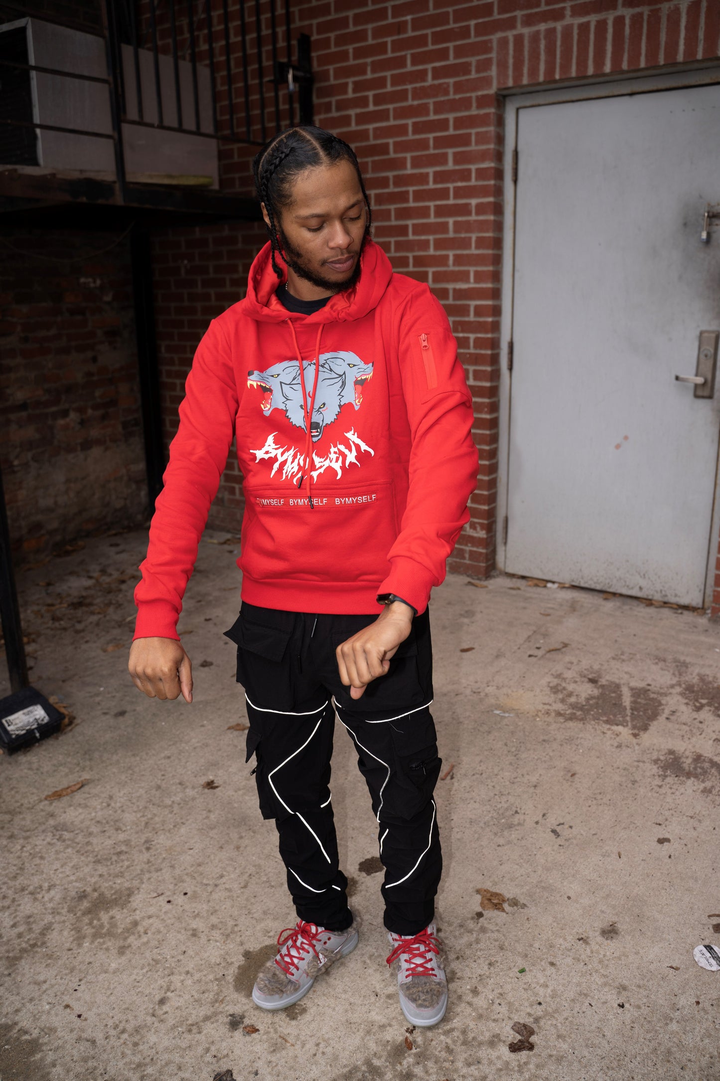 “Me Myself & I” Hoodie (Red)