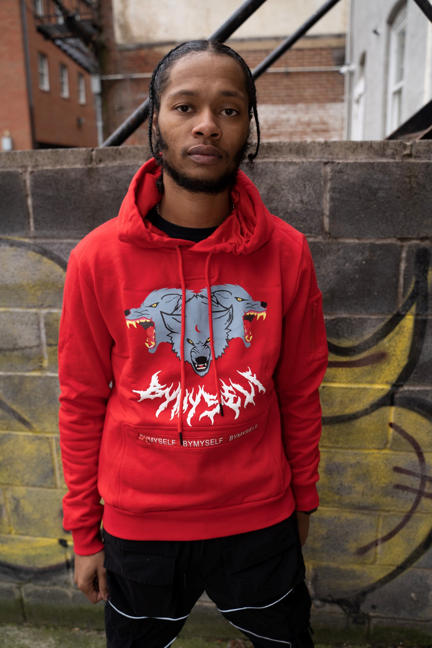 “Me Myself & I” Hoodie (Red)