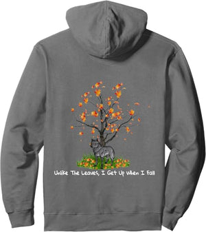 Fallen Leaves - Asphalt Grey Hoodie