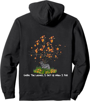 Fallen Leaves - Black Hoodie