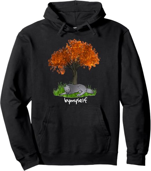 Fallen Leaves - Black Hoodie