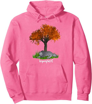 Fallen Leaves - Bright Pink Hoodie