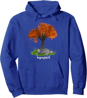 Fallen Leaves - Royal Blue Hoodie